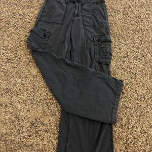 American Eagle Outfitters Dark Gray Cargo Pants